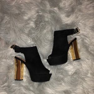 Charlotte Russe Open back heels